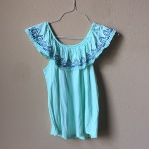 Justice Off the Shoulder top